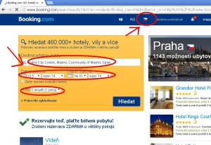 Návod na rezervaci hotelu na Booking.com 2/7