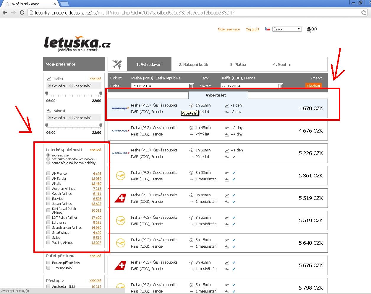 Jak zrušit letenky u letušky?