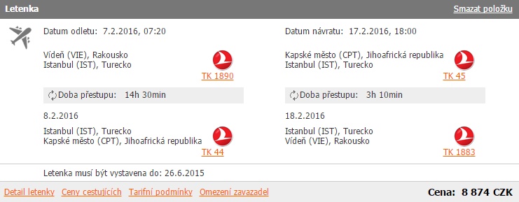 letenka CPT
