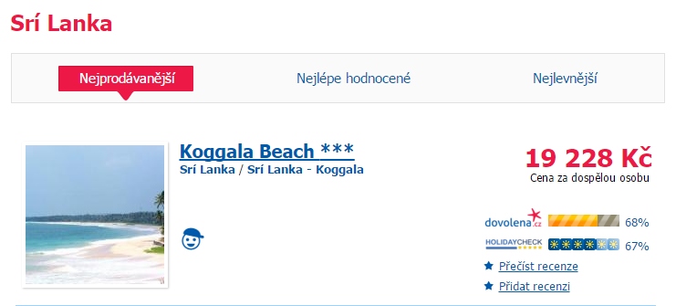 srí lanka zájezd