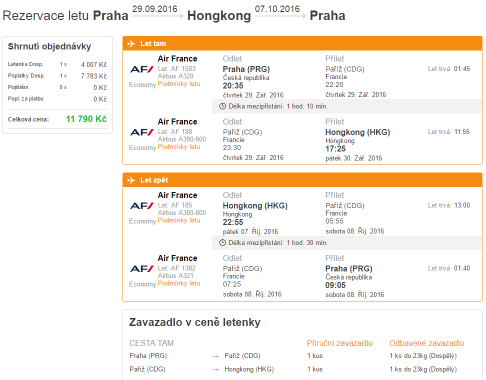 Hong Kong z Prahy