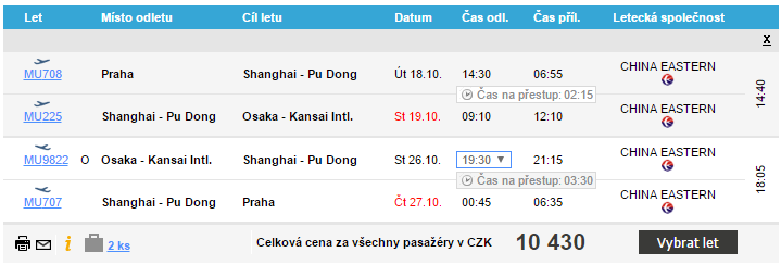 praha osaka