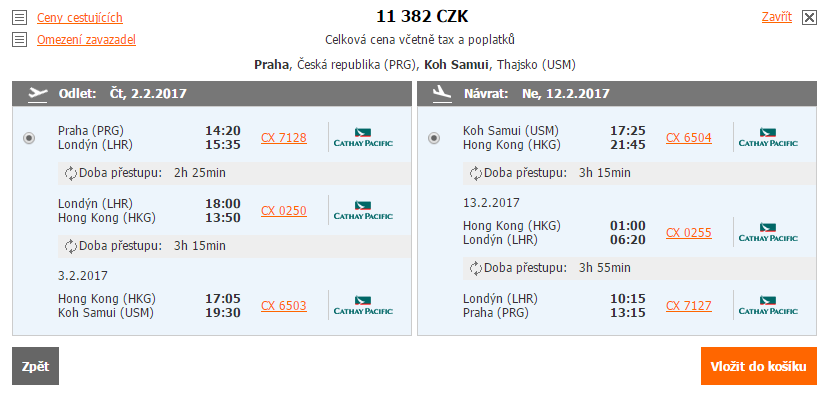 KOH SAMUI Z PRAHY